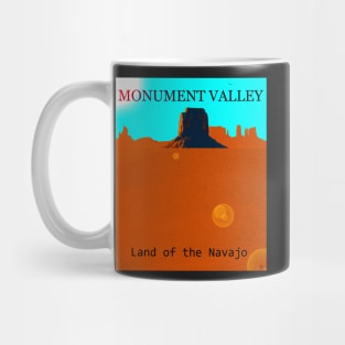 Land of the Navajo Monument Valley Arizona Mug